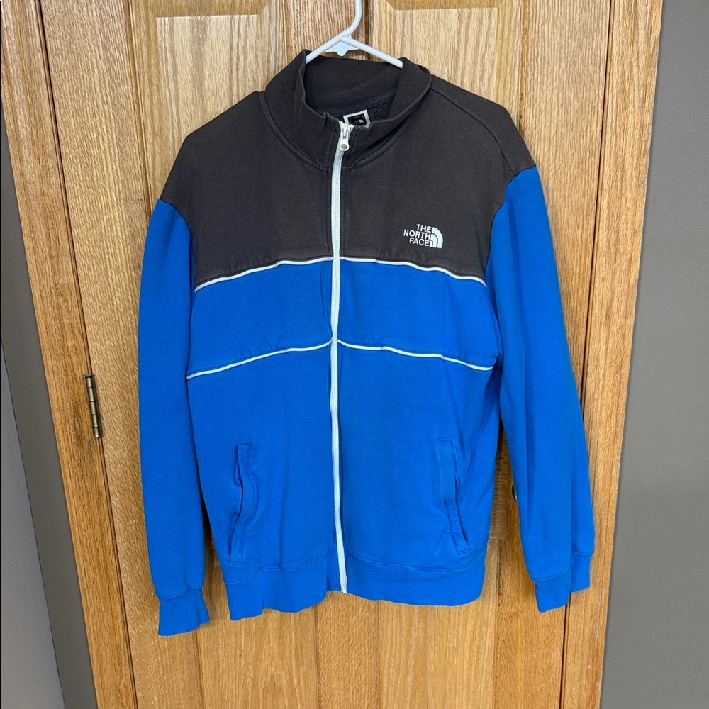 The North Face Black and Blue zip up